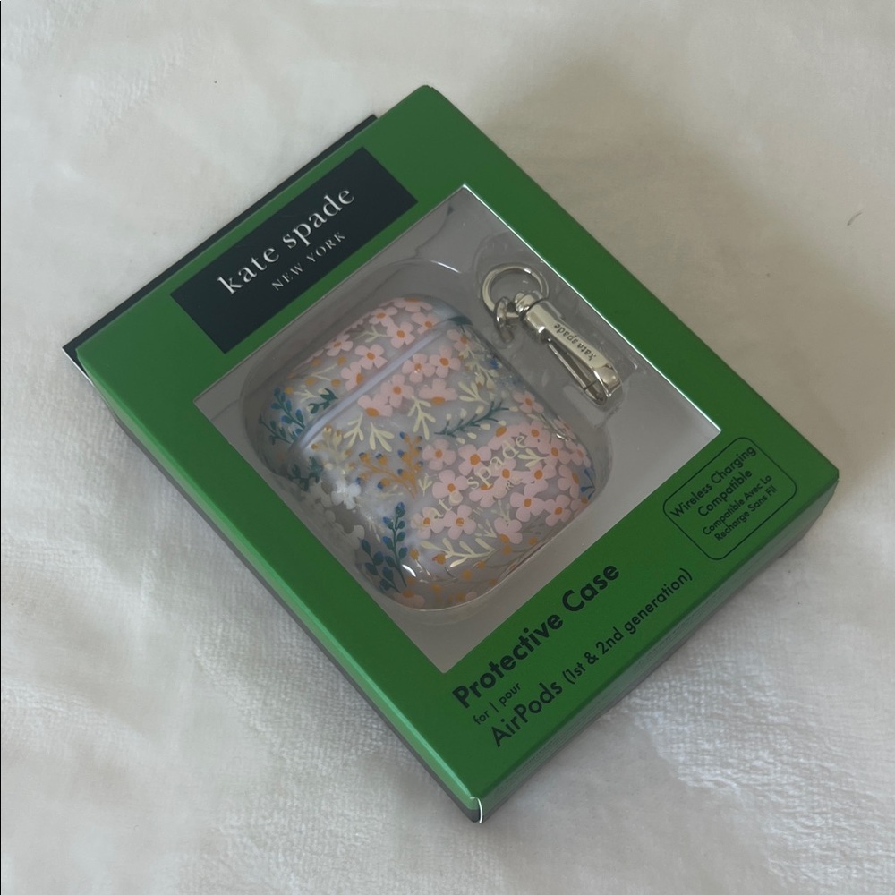 Kate Spade New York Floral AirPods Case – 1st & 2nd Gen | New in Box - Picture 3 of 5